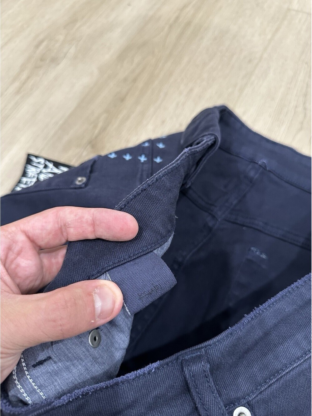 Ksubi Chitch NFT Navy Wash Jean SIZE 36 - Picture 7 of 15